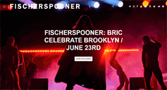 Desktop Screenshot of fischerspooner.com